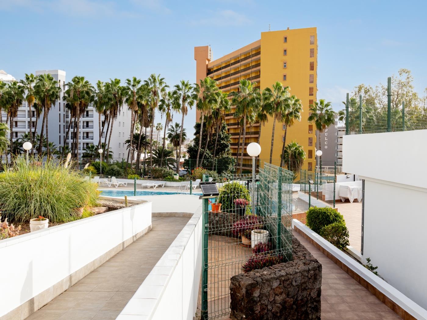 K1 Acogedor Las Flores con Piscina en Costa Adeje